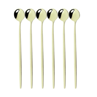 Ustensiles de Table en métal, vente en gros, service de Restaurant, or brillant, plaqué or, acier inoxydable, ensemble de couverts Design