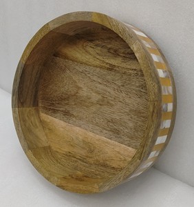 ถาดไม้เก็บของทรงกลมสีน้ำตาลสุดหรูดีไซน์ทันสมัยสำหรับบ้านโรงแรมร้านอาหารสำหรับใช้ในครัวพลาสติก PC ประเภทกาแฟ - Product Image 5