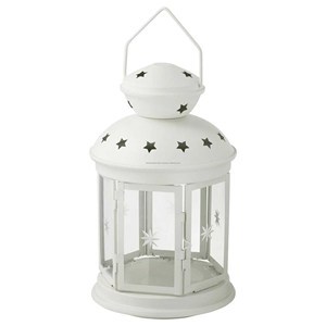 Decoration <b>White</b> Finished Outdoor Metal Handmade Table <b>Lanterns</b> Wedding Decorative <b>Large</b> Hanging Pillar Candle <b>Lanterns</b> - Product Image 5
