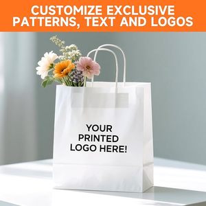 Custom Printed Kraft Paper Shopping <b>Bags</b> Laminated Retail Gift <b>Bags</b> With Logo Handle - Product Image 4