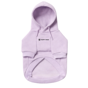 Puppy Paws Dog Hoodie Taupe Soft <b>Fleece</b> Pet Sweatshirt With Hood Cozy Warm Pullover Winter Wear For Small Medium Dogs Outdoor - Product Image 4