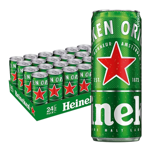 Cerveza Lager Original Heineken de Primera Calidad, Paquete de 24 Latas Slim de 8.5 Oz. Latas al mejor precio - Product Image 1