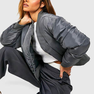 Nueva llegada de color personalizado bombardero chaquetas de invierno ropa de mujer de alta calidad chaquetas de bombardero para la venta en línea - Product Image 3