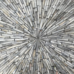 Incrustation de nacre de luxe pour les maisons modernes Tabouret MOP coloré parfait pour les coins de couloir ou de chambre à coucher - Product Image 6