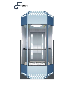 Thang máy nhà hiện đại cho biệt thự thang máy kính hành khách với xe lăn AC có thể truy cập - Product Image 3