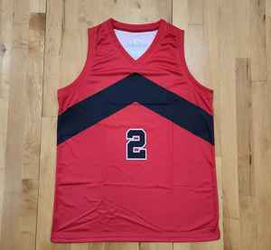 Uniforme de baloncesto personalizado unisex de alta calidad, secado rápido, transpirable, talla grande con logotipo personalizado para adultos - Product Image 3