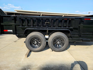 Remolque volquete 7x14 en venta |   Remolque basculante hidráulico 7x14 con ejes dobles de 7000 lb y 14000 lb de peso total en marcha (GVWR) para trabajo pesado en venta - Product Image 5