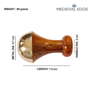 Baguette Kansa ayurvédique de qualité supérieure masseur facial d'origine indienne beauté naturelle Massage du visage pour la réduction des rides - Product Image 6