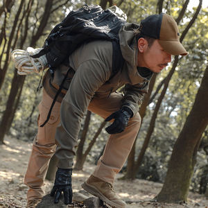 Veste extensible dans les quatre sens de randonnée en plein air Veste tactique antistatique à fonction Softshell pour hommes - Product Image 2