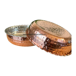 Cuenco de cobre martillado a los mejores precios del mercado del proveedor directo, ideal para servir golosinas, frutas secas o aperitivos en más estilos y tamaños - Product Image 1