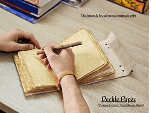 Carnet de notes classique en cuir vintage noir avec journal d'écriture fait main en gaufrage pour voyage, étude et notes quotidiennes - Product Image 4