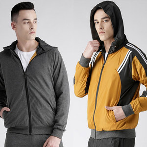 Streetgrace custom mens tracksuit with zipper hoodie and pants set breathable oem design private label logo gym workout set - Product Image 3