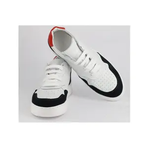 Chính hãng ý da handmade trong ý chất lượng hàng đầu ý sản xuất chống trơn Tricolor Skate phong cách Sneakers người đàn ông Giày