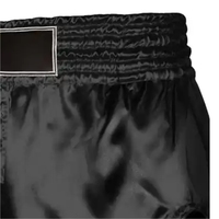 Shorts de boxe Muay Thai personnalisés style urbain, brodés, taille élastique – Anti-humidité, séchage rapide, 100 % polyester