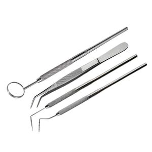 Surtechs Kit d'examen dentaire de base 4 pièces Kit d'hygiène dentaire de haute qualité Instruments chirurgicaux dentaires - Product Image 3