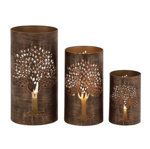 Bougie chauffe-plat en fer miniature faite à la main nouvelle décoration de la maison pour les mariages de pâques noël-centre de table en métal - Product Image 1