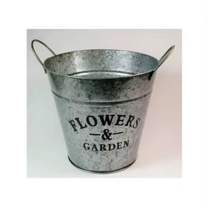 Nuevas macetas de Metal galvanizado Vintage, decoración de jardín, macetas de plantas, decoración de restaurante de Hotel, macetas a buen precio - Product Image 4