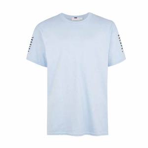 Meilleure vente T-shirt en coton Hip Hop T-shirt uni pour l'impression de logo personnalisé T-shirts en coton épais grande taille pour hommes avec impression bouffante - Product Image 5
