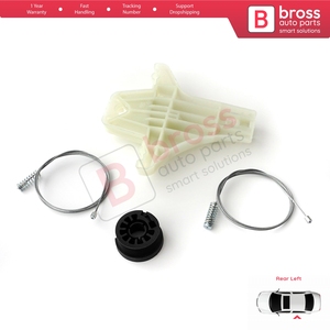 BWR5371 Kit de reparación de regulador de ventana trasera izquierda para Golf MK6 A6 5K 5K1 AJ5 Variant 2008-20014 5 puertas 5K4839461 - Product Image 2