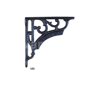 Support d'étagère de conception unique de Offre Spéciale supports décoratifs noirs mats pour le support d'étagère orné par cru résistant d'étagère - Product Image 4