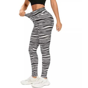 Custom yoga ladies <b>legging</b> pants <b>womens</b> wholesale fitness <b>compression</b> sport high waist woman <b>leggings</b> with OEM Service Gym Wear - Product Image 5
