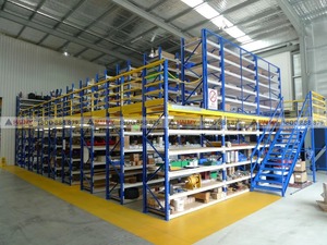 Certified Steel Mezzanine Floor Platform Warehouse Supply Material for Racking System with <b>Shelves</b> & Stacking Racks - Product Image 6