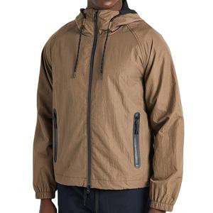 Vente flash 2026, vestes coupe-vent en nylon imperméable de qualité supérieure pour hommes, veste de sport d'extérieur avec logo personnalisé, vestes bomber - Product Image 1