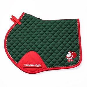 2025 almohadillas de sillín de Navidad Matchy Set sublimación almohadillas de sillín Matchy Set Equine Dressage Saddle Pads Numnah Horse Rugs - Product Image 3