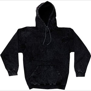 Custom Boxy Cropped <b>Men's</b> Distressed Acid Wash <b>Hoodie</b> Hooded Sweatshirt Streetwear Unisex <b>Hoodie</b> - Product Image 1