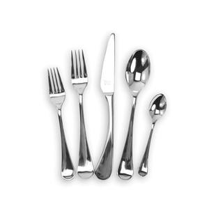 Ensemble de couverts en acier inoxydable à manche en bambou, quatre pièces, pour les fêtes, durable et lavable au lave-vaisselle - Product Image 5