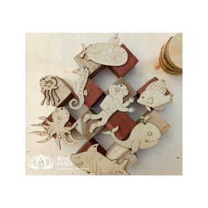 Panneaux en bois peints pour bébés produit le plus vendu fabriqué au Viet Nam jouets éducatifs en bois peint diverses formes - Product Image 4
