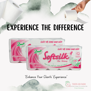 Fourniture en gros de mouchoirs en papier hygiénique gaufré à pois hautement absorbants - Product Image 2