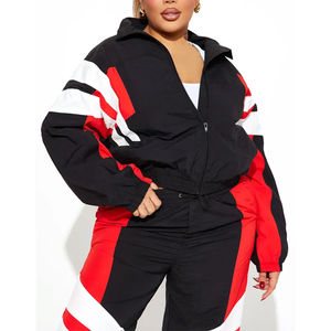 Survêtement coupe-vent léger à séchage rapide pour femme 100% Polyester OEM Sports d'hiver et vêtements décontractés-Taille XL - Product Image 5