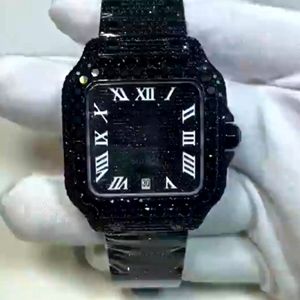 High Quality Fully Iced Out Diamond <b>Watch</b> For <b>Men</b>, Hip Hop Wrist <b>Watch</b>, Bust Down Luxury <b>Men's</b> Quartz <b>Watch</b> Moissanite - Product Image 5