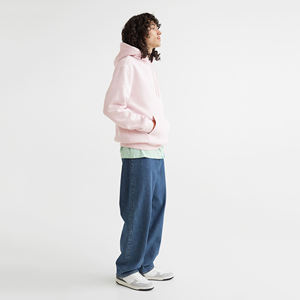 Women's Winter <b>Lightweight</b> Anti-Shrink Solid Color Screen Printing Fleece <b>Hoodies</b> Plus Size Fashion ODM Designed Pocket for <b>Men</b> - Product Image 4