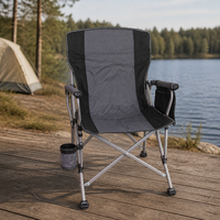 Chaise de camping pliante ultralégère portable de haute qualité pour la pêche, la plage et les activités de plein air