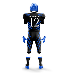 Uniforme de football américain professionnel 100% polyester, maillots de sport personnalisés, design imprimé par sublimation, uniforme de football américain - Product Image 6
