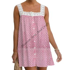 Haut en dentelle à volants de qualité supérieure, élégant et délicat, pour femmes, léger, idéal pour les sorties décontractées et le travail, disponible au prix d'usine - Product Image 3