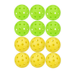 Balles de pickleball d'extérieur écologiques de 74 mm à 40 trous, logo personnalisé, sport vert, approuvé par l'USAPA - Product Image 6