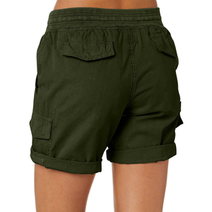 Custom Breathable Button Closure Sports Beach <b>Short</b> Summer Elastic Patchwork Soft Plus Size <b>Women's</b> <b>Cargo</b> <b>Shorts</b> Gym Biker - Product Image 6