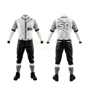 Uniforme de Béisbol de Malla Transpirable y Ligero, Personalizado con Impresión por Transferencia de Calor, Ropa Deportiva de Equipo de Alta Calidad, Servicio OEM ODM - Product Image 5