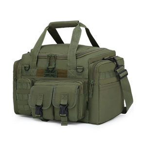 Bolsa de Viaje Saxon - 35 Litros - Verde Oliva, Compatible con Sistema Molle, Correa de Hombro Ajustable y Extraíble, Compartimento Principal, Camuflaje Personalizado - Product Image 1