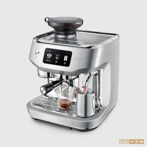 เครื่องชงกาแฟอัตโนมัติสแตนเลสสตีล ตั้งโปรแกรมได้ แรงดัน 20 บาร์ พร้อมเครื่องบดในตัว ความจุ 12 ถ้วย สำหรับใช้ในบ้าน แบบฝรั่งเศส - Product Image 1