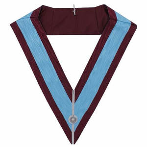 Écharpes de Régalia Maçonnique de Luxe de Haute Qualité avec Épingle de Sécurité, Broderie Personnalisée OEM, Ensemble Complet Écologique - Product Image 1