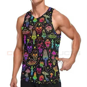 Débardeurs hommes nouveauté printemps été décontracté sport sans manches coton lin gilet tricoté Stringer pour Fitness Muscle - Product Image 4