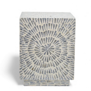 เก้าอี้เปลือกหอยมุกทำมือ เฟอร์นิเจอร์ฝังมุกสำหรับตกแต่งภายในบ้านสไตล์ร่วมสมัย - Product Image 2