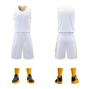 Precio de fábrica Reversible Baloncesto Equipo personalizado Transpirable Hombres Malla Conjunto de uniforme de entrenamiento Alta calidad Antibacteriano - Product Image 3
