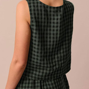 Nouvel ensemble décontracté 2 pièces pour femme 2025 – Haut court et short de sport en maille unie avec finition délavée pour l'hiver - Product Image 6