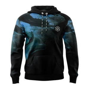 Sudadera con Capucha Unisex de Felpa para Hombre, Corte Regular, Casual, Bordada, Gruesa, Lavada al Ácido, con Parches Desgastados, para Invierno - Product Image 1