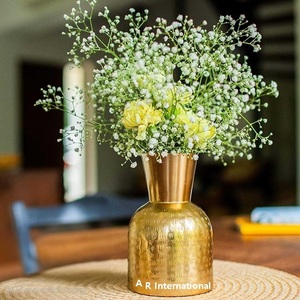 Vase en fer doré martelé de style nordique de luxe, décoration moderne pour la maison, nouveau vase en métal populaire pour la table, fleurs pour Pâques, mariage, forte demande - Product Image 6